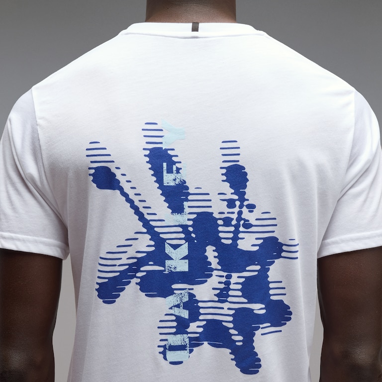 Waterscape Hibiscus Tee - White