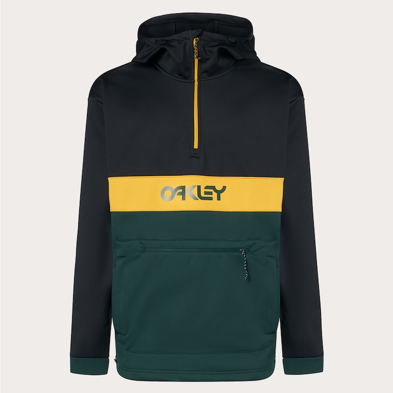 Tnp Nose Grab Softshell Hoodie - Black/Hunter Green