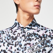 Skull Breathable Leopard Shirt - Mosaic Print