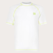 Coral SS Rashguard - White