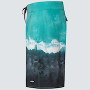 Whitewash 20" Boardshort - Mint Green Wave