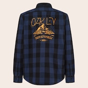 Terraformic LS Button Down - Black/Blue Check