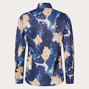 Elevate LS Essence Mock - Blue Storm Print