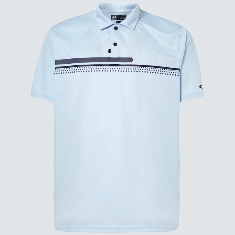 Oakley Hexsplit Stripe RC Polo - Light Blue Breeze