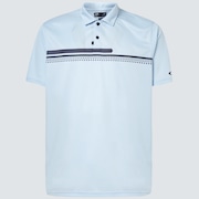 Oakley Hexsplit Stripe RC Polo - Light Blue Breeze