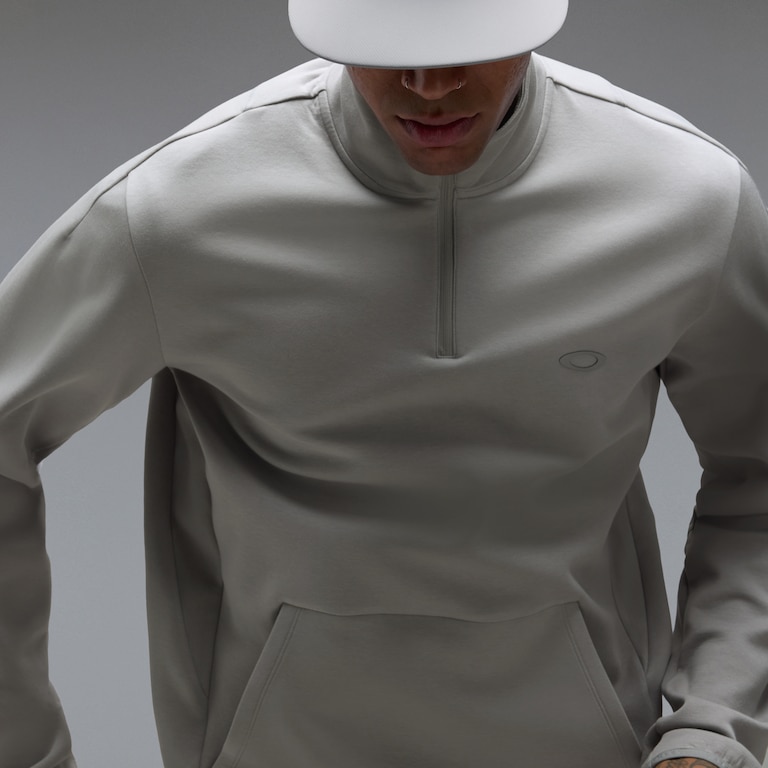 Edge Force Qtr Zip Sweatshirt - Cement