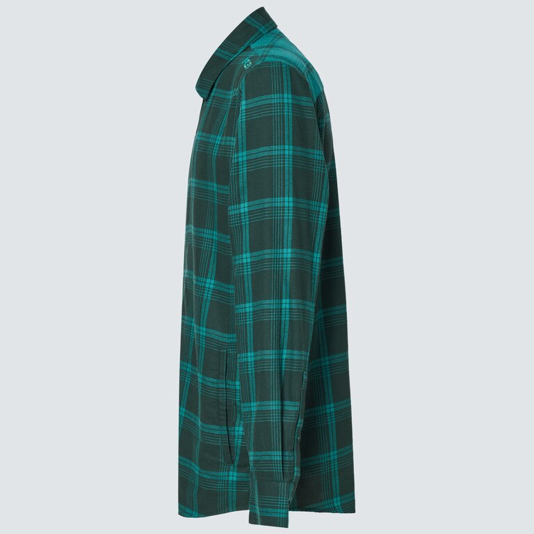 Bonfire Full Zip LS - Bayberry Check