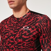 Endurance Dazzle Camo Jersey - Abstract Redline/Black