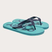 College Flip Flop - Teal Blue