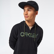 Teddy Full Zip Hoodie - Black/Core Camo