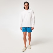 Rainbow Rc Hooded Rushguard - White