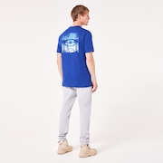 Golden Hour Bark Tee - Crystal Blue
