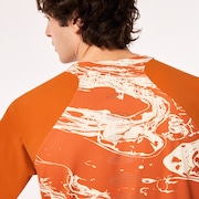 Seeker Airline SS Jersey - Duality Swirl White/Brown