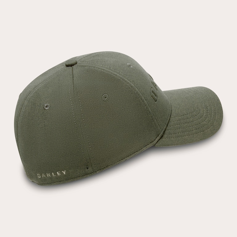 Bark Embossed Hat - Army Green
