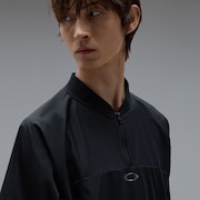 Striking SS Wind Pullover H/Z - Pitch Black