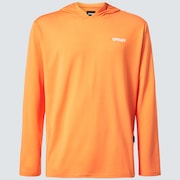Rainbow Rc Hooded Rushguard - Soft Orange