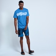 Jellyfish Printed Boardshorts - Simple Blue