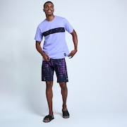 Jellyfish Printed Boardshorts - Radiant Orchid