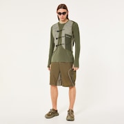 Latitude Flight Shell Tee - Boulder Green