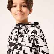 Enhance Knit Hoody Jacket Ytr 7.0 - White Print