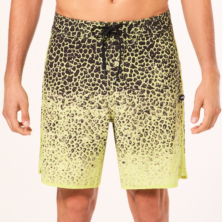 Session Rc 19" Boardshort - Gradient Crackle Black/Yellow