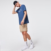 Cracks Ellipse Tee - Universal Blue Heather