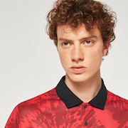 Oakley Mtndye Clrblk Polo - Iron Red