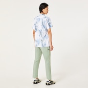 Skull Bold Omble Mock - White Print
