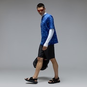 All Wave Sun Tee - Wave Allover Blue