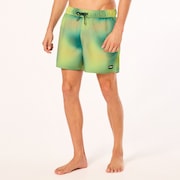 Sand Pixel Rc 16" Beachshort - Organic Spots Green