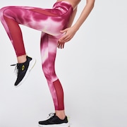 Tie Dye Full Lenght Leggings - Burgundy Tie Dye