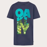 En Qdevo SS Tee Bold Ytr 7.0 - Foggy Blue
