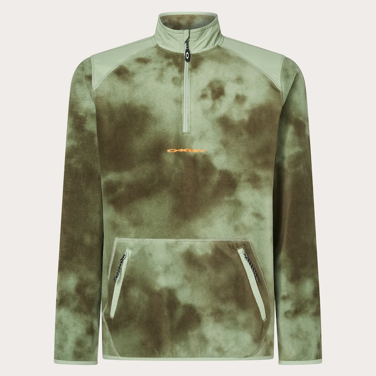 Tc Rykkinn Rc Fleece - Green Clouds Print