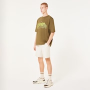 Wired Mtn Scape Tee - Army Green