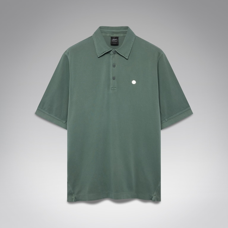 SS Piquet Polo Metal Chest Coin - Aviator Green