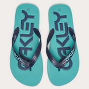 College Flip Flop - Teal Blue