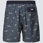 Tropics B1B Rc 18" Beach Short - Green Tropical Palms