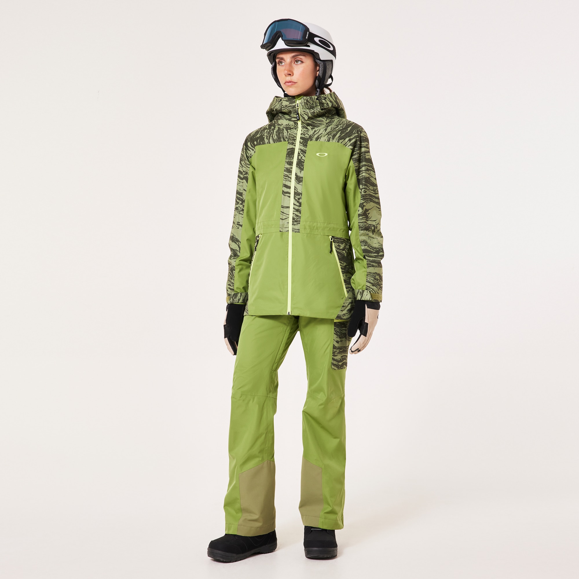 Oakley Tc Juno Reduct Shell Pant 2.0 in Duality Swirl Double Green