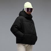 W. Icicle Cropped Jacket​ - Pitch Black