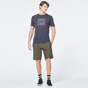 Box Oakley USA Short Sleeve Tee - Dark Gray Heather