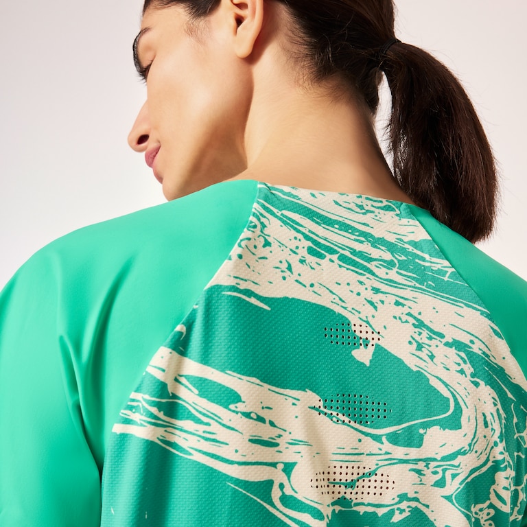 W Seeker Airline SS Jersey - Duality Swirl White/Mint