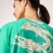 W Seeker Airline SS Jersey - Duality Swirl White/Mint