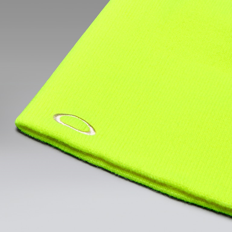 Fine Knit Beanie - Neon Yellow