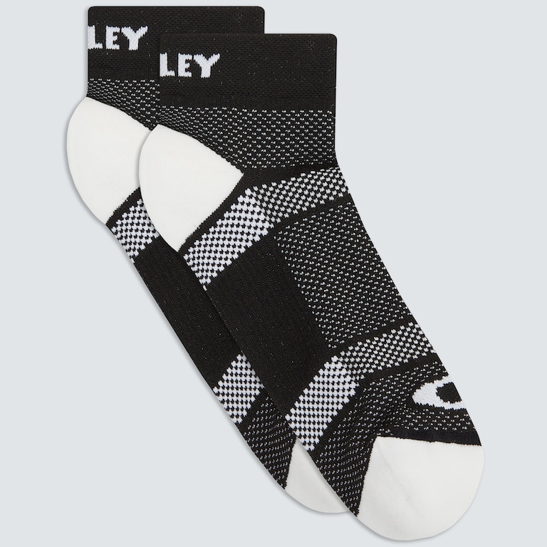 Ribbed Ellipse Short Socks - Blackout