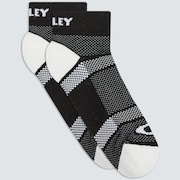 Ribbed Ellipse Short Socks - Blackout