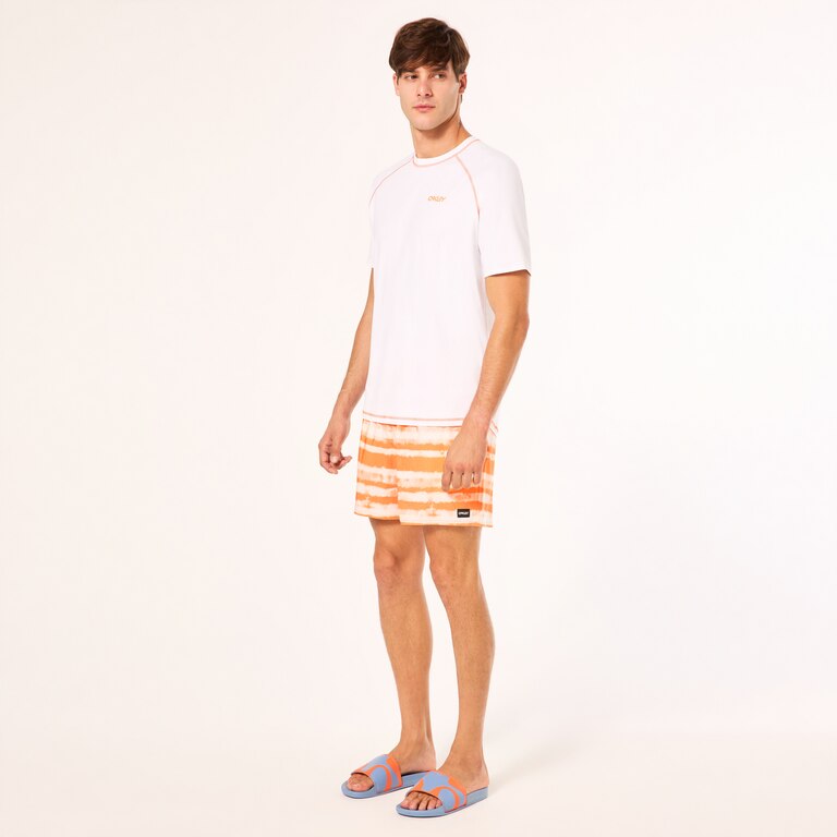 Blur Stripes Rc 16" Beachshort - Blurred Stripe Orange