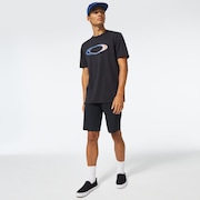 Marble Ellipse Tee - Blackout