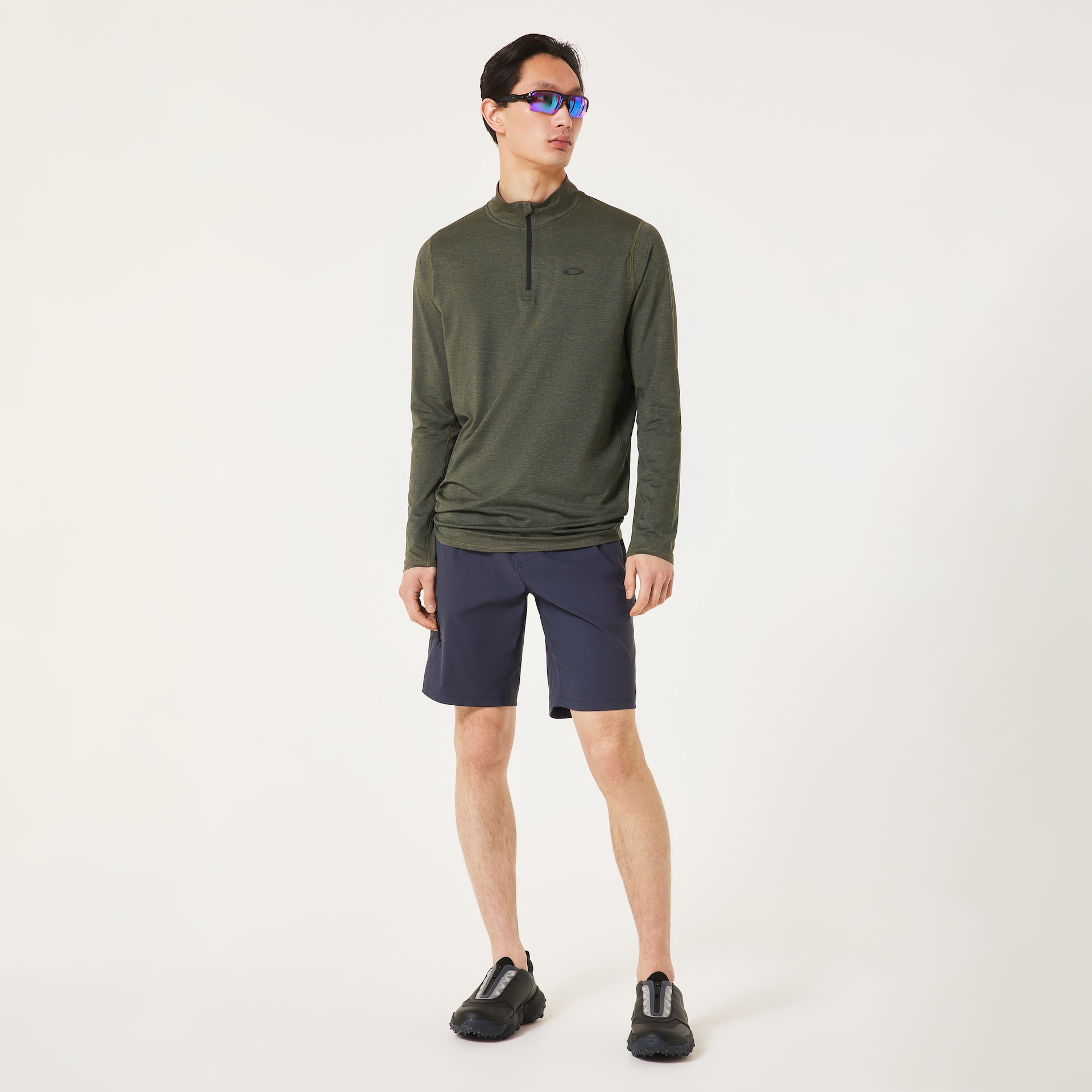 Oakley Men's Oakley Gravity Range Qtr - Army Green Dark Hthr Size: M
