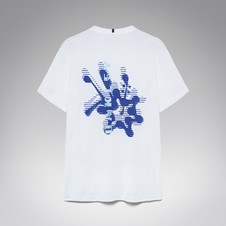 Waterscape Hibiscus Tee - White