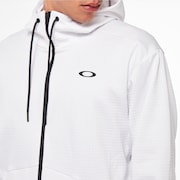 Enhance Grid Fleece Jacket 11.7 - White